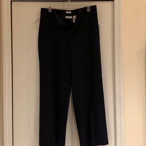 Liz Claiborne black pinstriped dress pants.